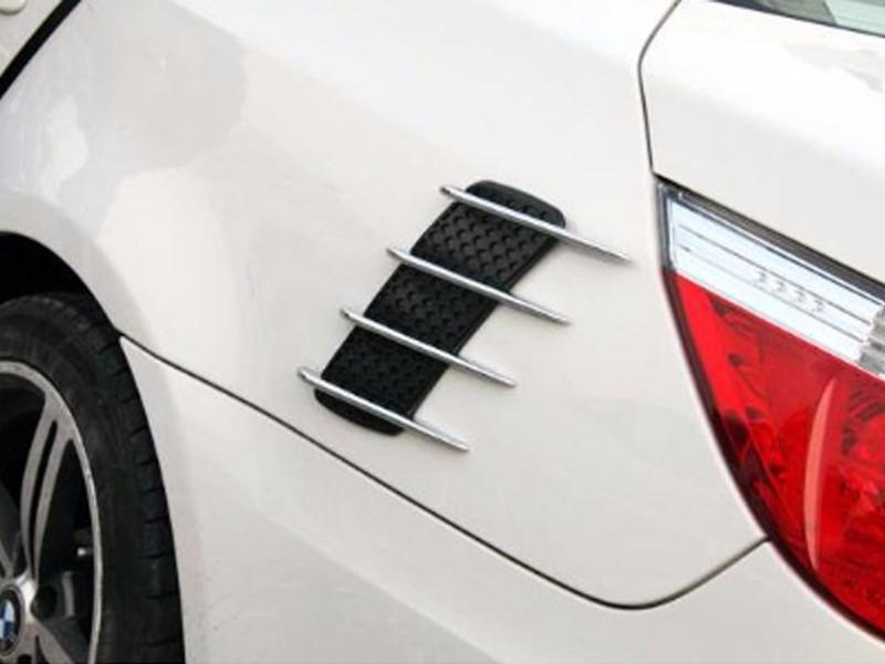 Bộ 2 Miếng Ốp Mang Cá Trang Trí Sườn Xe Ô Tô