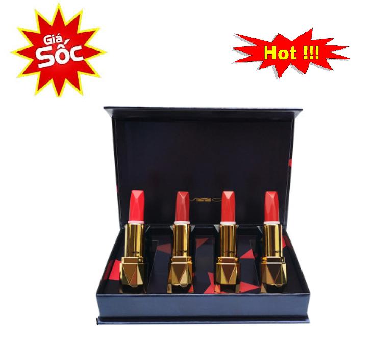 Son dưỡng môi tốt, son môi màu đỏ cam, son dưỡng ẩm, son môi đẹp, son môi hot - Hộp 7 thỏi son môi cao cấp với 7 màu quyến rũ, trẻ trung, thời thượng, Son dưỡng môi không chì, son môi yêu thích hiện nay - 2268