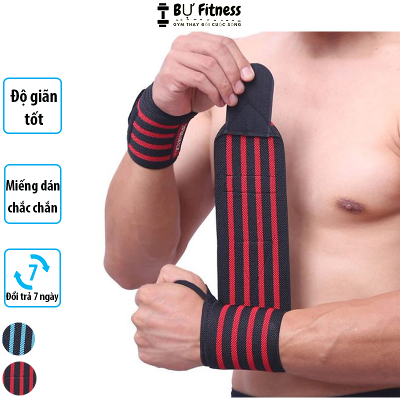 Băng cổ tay Aolikes co giãn tốt, dây quấn cổ tay dài 60cm hồi phục chấn thương tay