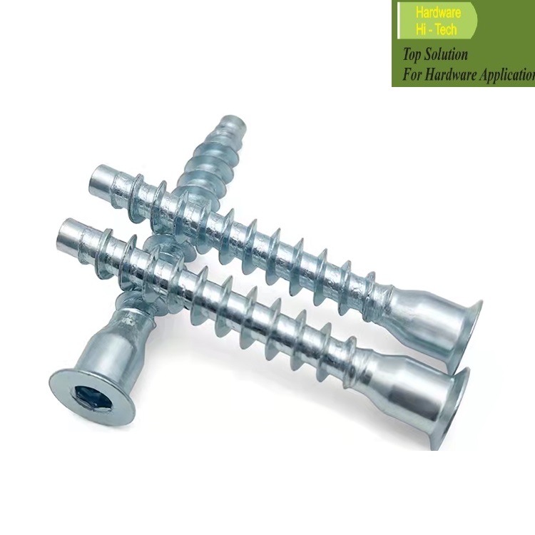 Vít xoắn lục giác chìm 7*50 / vít gỗ bắt âm 7 ly khóa lục giác 4/ vít xoắn đầu bằng - rt