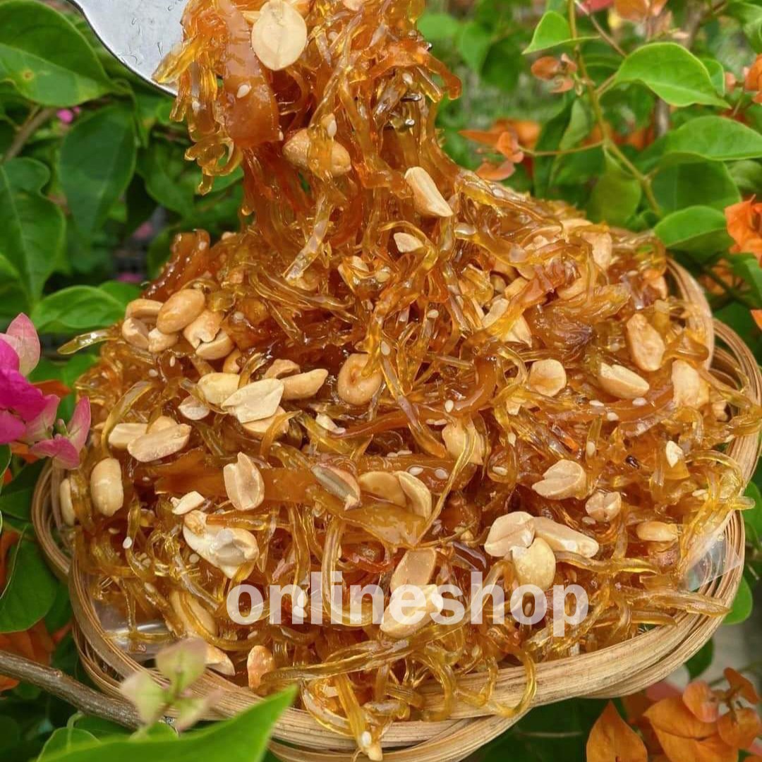 Hủ 500gr Mứt gừng sợi tắc mè đậu phộng