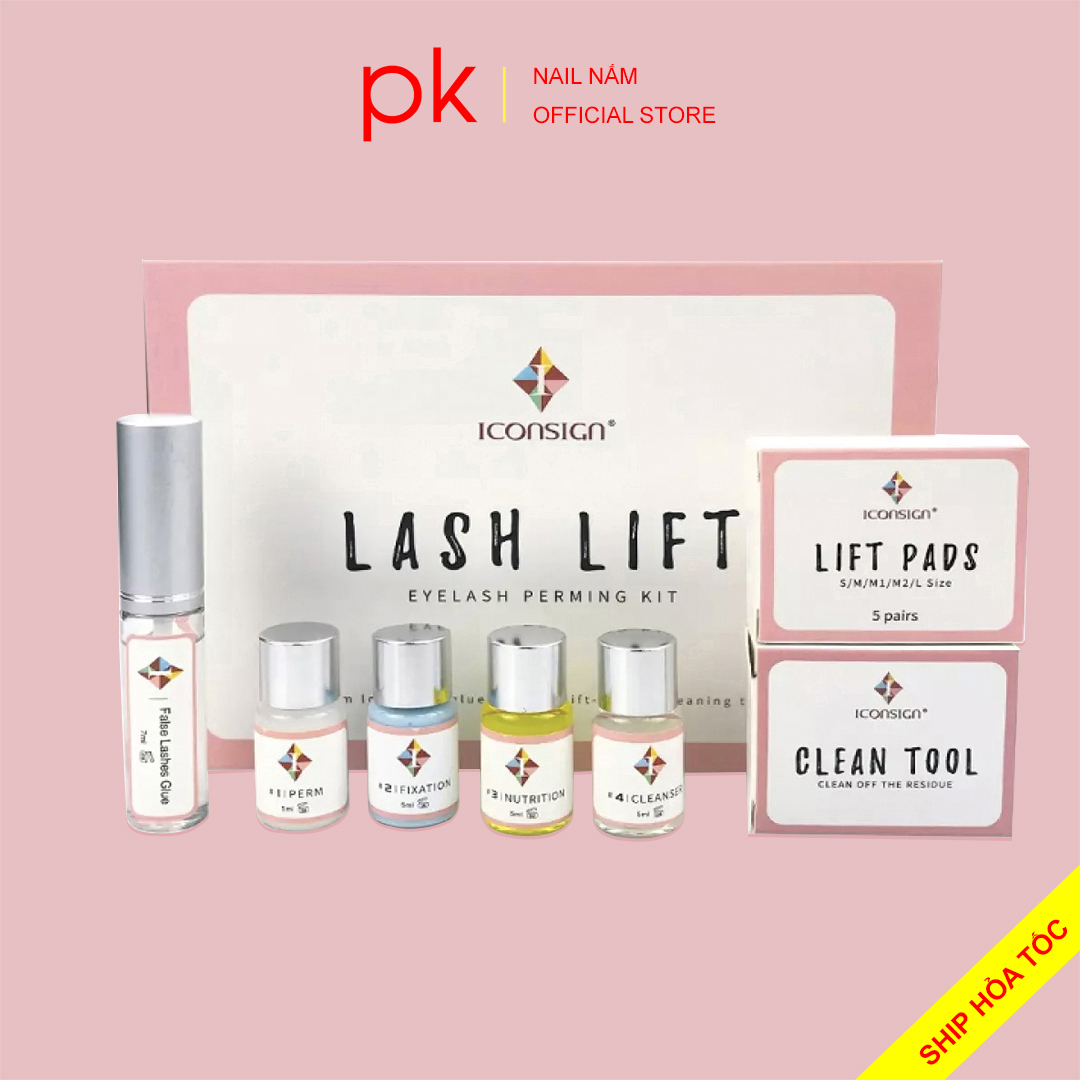 Set uốn mi Lashlift, set uốn mi colagen 3D Hàn Quốc