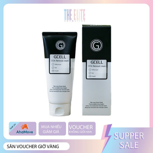 Kem tẩy lông GCELL CICA Removal Cream Hàn Quốc tẩy lông vùng kín bikini vùng nách chân tay bụng ngực