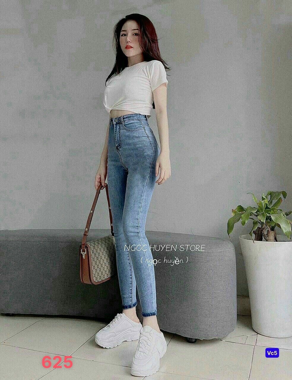 Quần jean nữ co giãn chất bò thắt lưng cao cấp cá tính - quần jean nữ lưng cao ôm dáng khoe dáng - quần jean nữ cực đẹp hàng cao cấp thời trang julyshop94 MS625 [ 69K LÀ SIZE ÁO THUN]