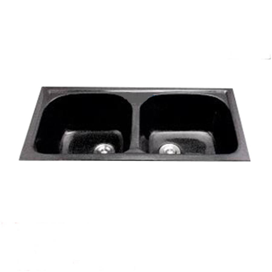 Chậu chén đá granite cao cấp, chậu rửa chén đá, bồn rửa chén đá, chậu chén 2 hộc, chậu chén giá rẻ k-19cđ
