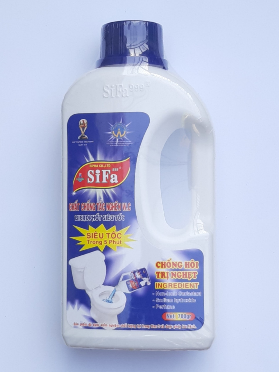 Chai thông Cầu Siêu tốc 700g Sifa Xử lý 5 phút giải quyết tắc nghẽn đường ống do tóc & rác thải phâ