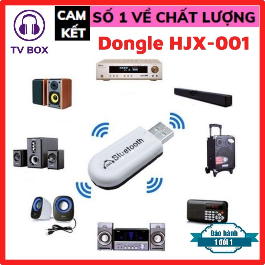 USB Bluetooth 5.0 HJX-001 Thế Hệ Thứ 4 TV16 LTV BOX, Hàng Loại 1 ,Tốc Độc Kết Nối Ổn Định Dùng Cho Loa, Amply, Mixer, Equalizer