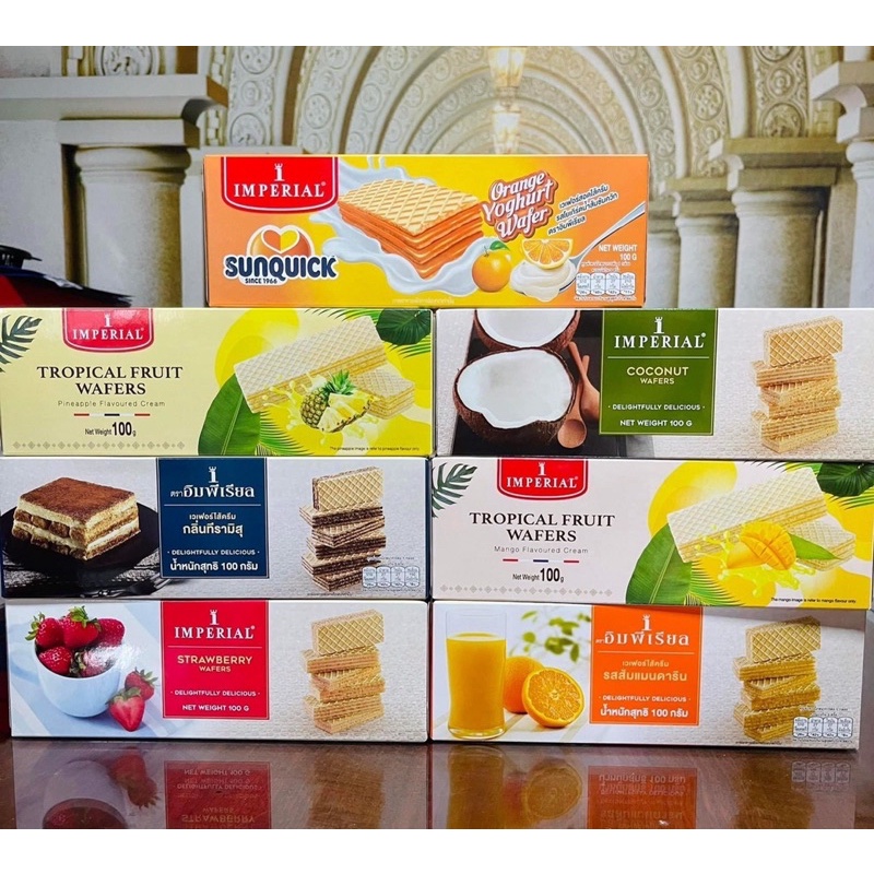 Bánh kem xốp imperial các vị thái lan 100g