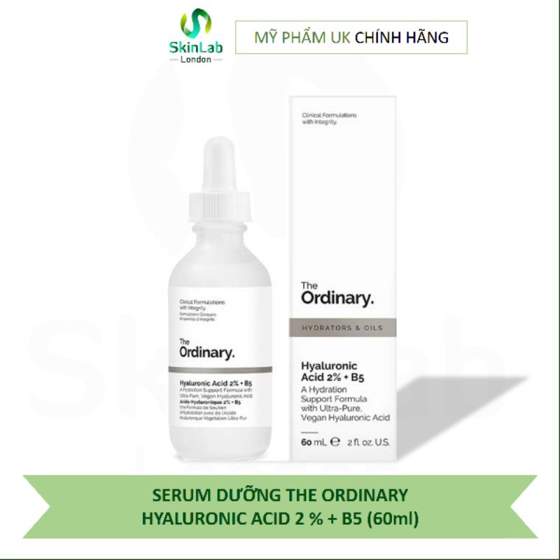 SERUM CẤP ẨM THE ORDINARY HYALURONIC ACID 2% + B5 - 60ML (BILL Anh)