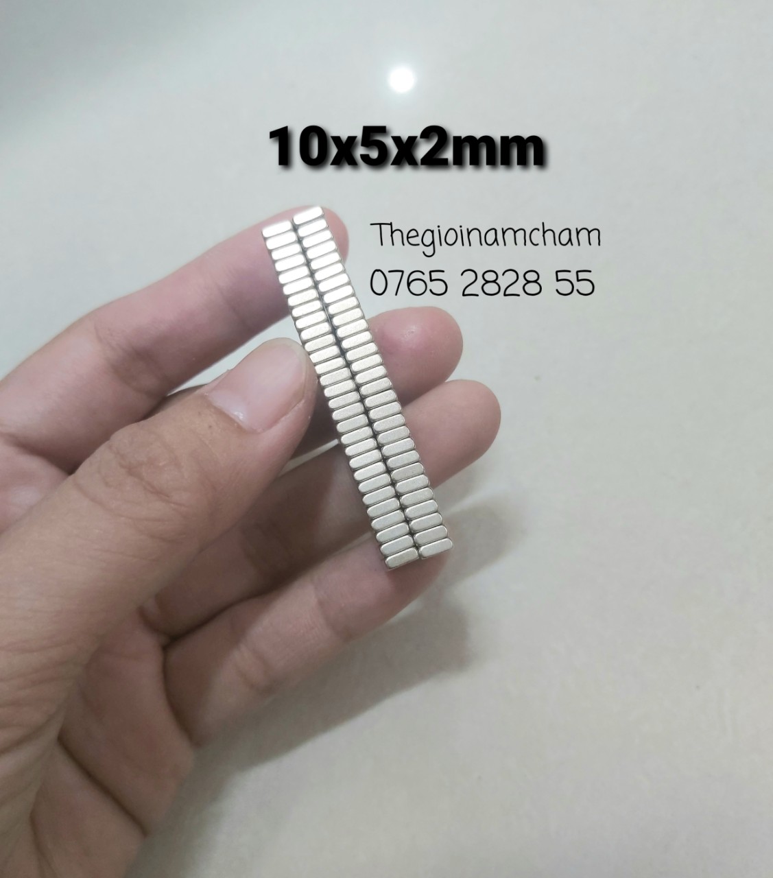 Nam châm vĩnh cửu chữ nhật nhỏ 10x5x2mm