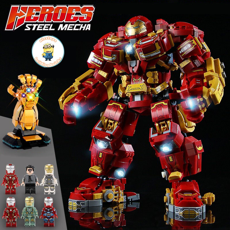 Ni cool Marvel kingartsKA Iron Man Patriot War robot hợp kim mô hình di  động tay 