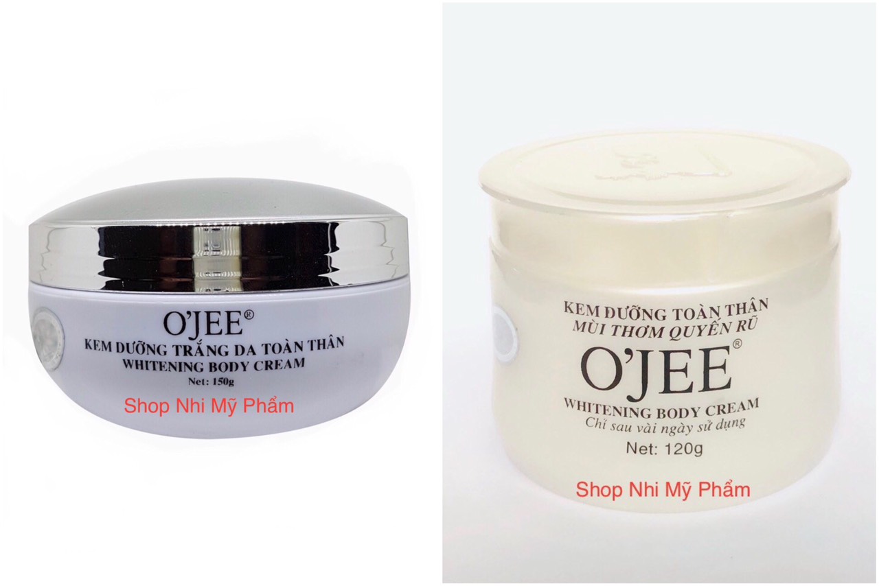 Kem dưỡng trắng da body ojee dưỡng ẩm ngừa lão hóa da 150gr