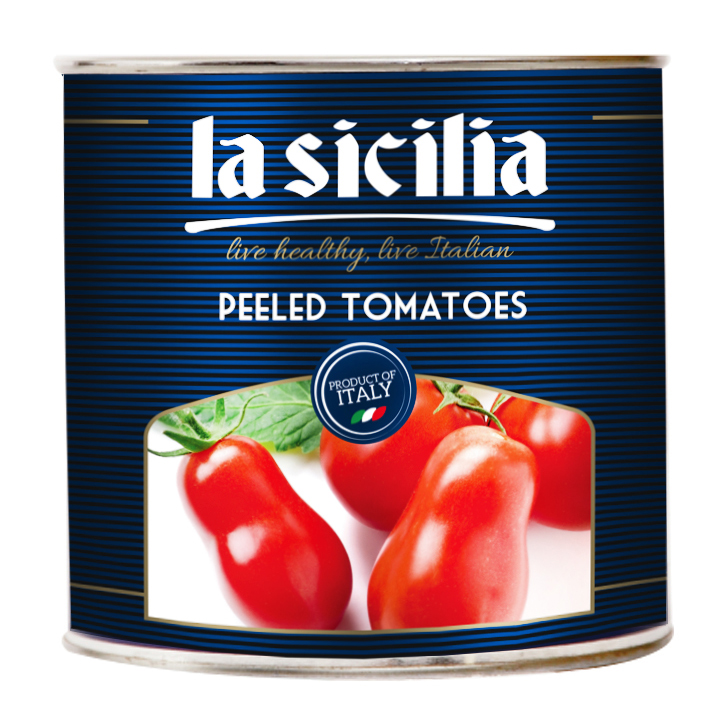 Cà chua lột vỏ (Peeled Tomatoes) La Sicilia - Italia - 2.55kg