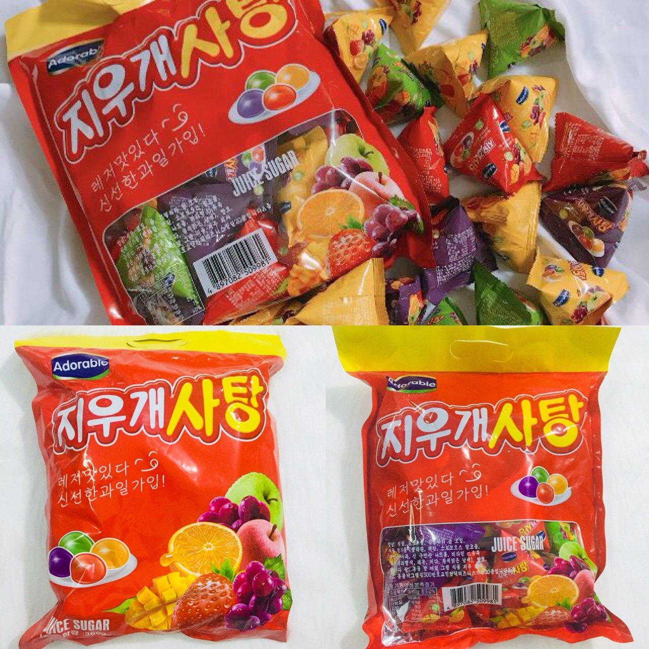 KẸO DẺO TRÁI CÂY HÀN QUỐC ADORABLE 360g