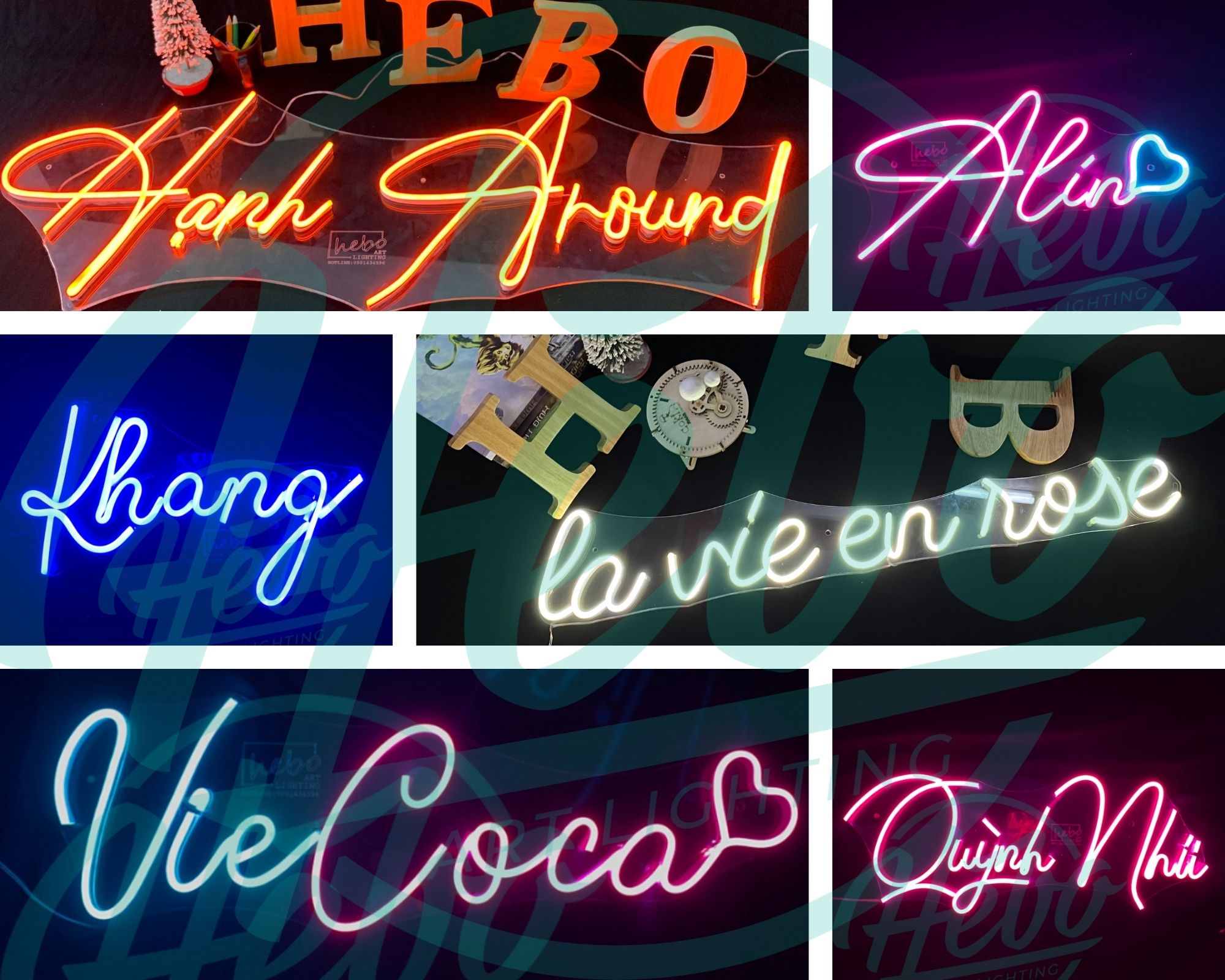 Đèn Uốn Chữ Theo Yêu Cầu LED Neon Sign ┊ Trang Trí Phòng Ngủ .... ┊ HEBO Art Lighting