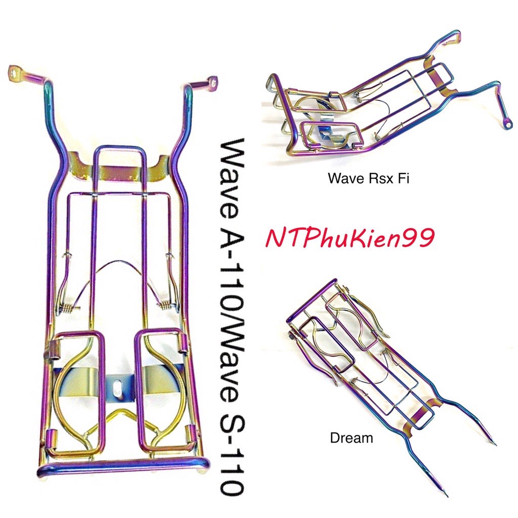 Baga Xe Máy 7 màu Titan 10 Ly Đủ Các Dòng Xe -Wave-Dream-Si-Ex-Winx..vv