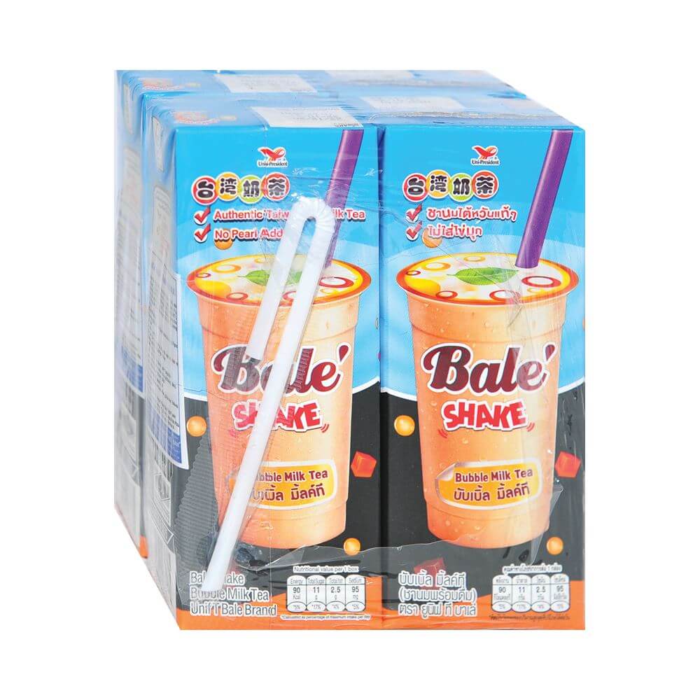 Combo 4 hộp trà sữa bale shake 200ml/hộp. thơm ngon. chuẩn vị trà thái.