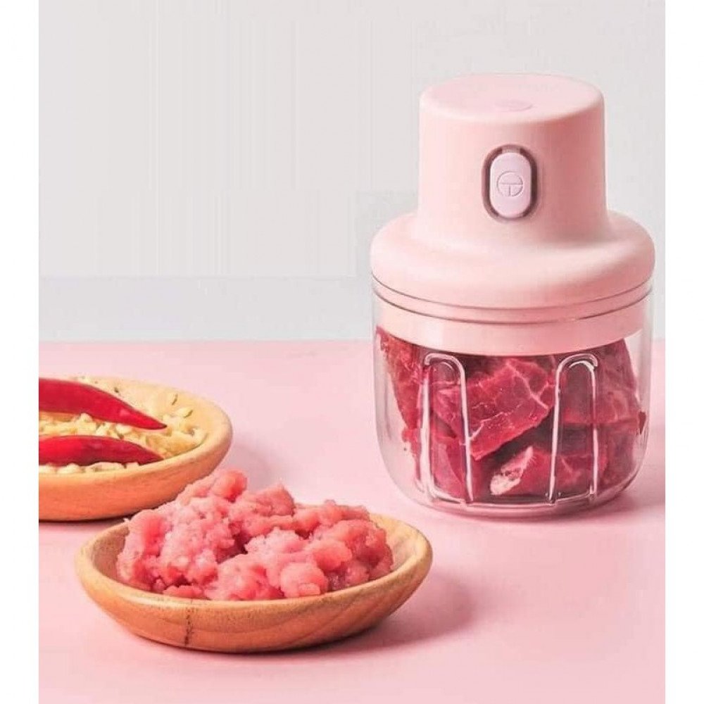 Máy xay tỏi ớt mini sạc điện - máy xay cầm tay đa năng