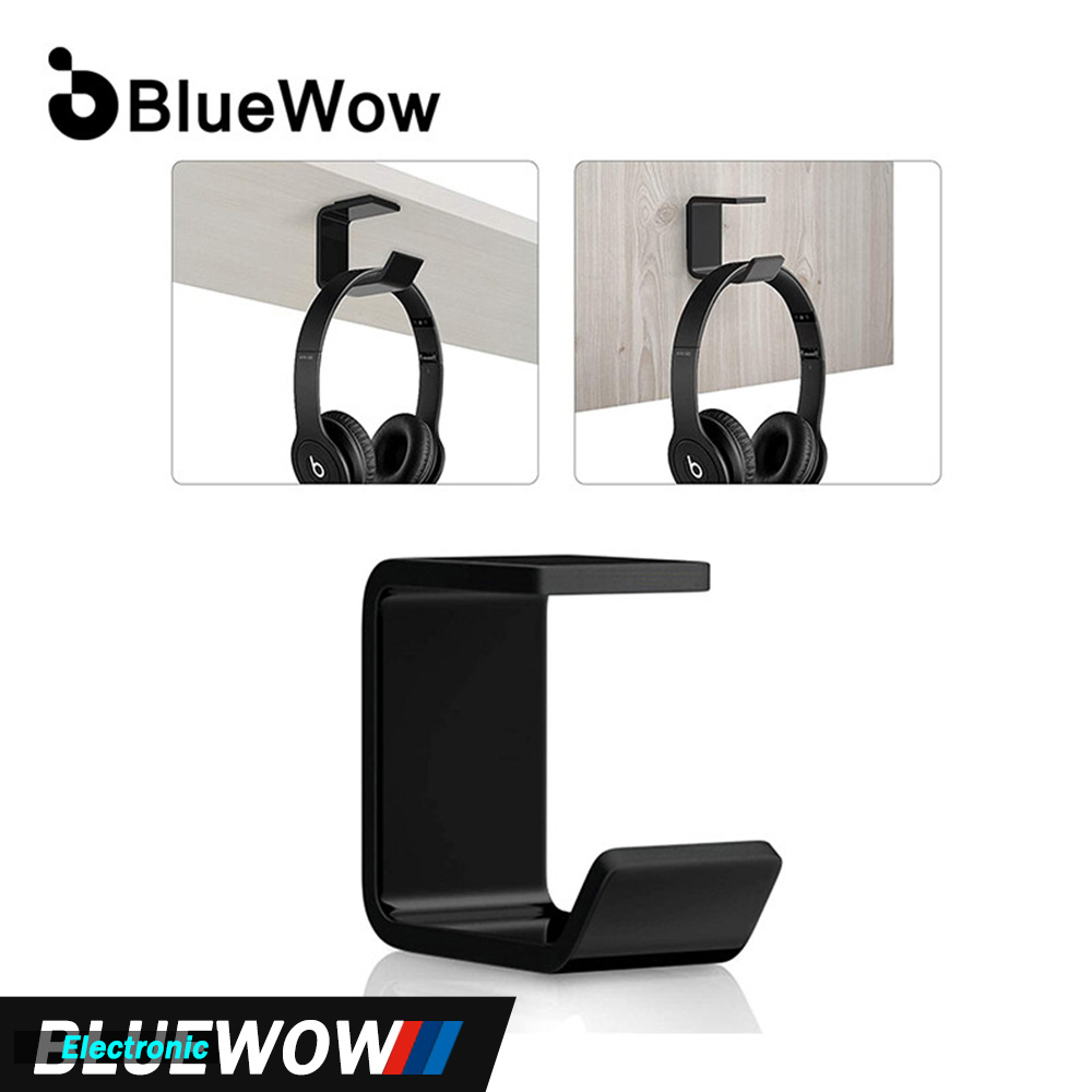 BlueWow Móc Treo Tai Nghe SY-0012, Giá Treo Tai Nghe Gắn Dưới Bàn Bằng Acrylic AmoVee Móc Treo Tai Nghe Đa Năng, Keo Dính Chắc Chắn 3M