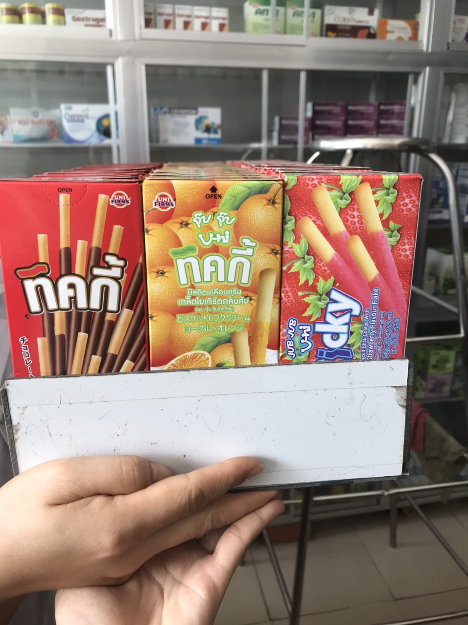 Bánh que ticky thái lan 3 vị bánh nhiều que