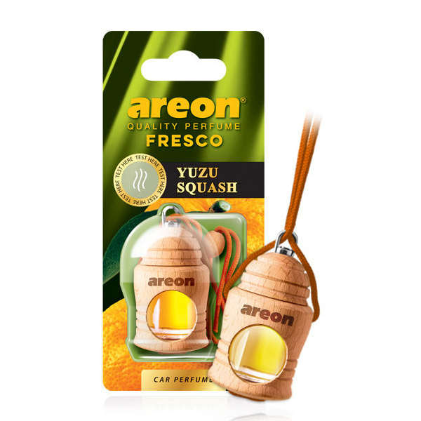 [FREE SHIP + MÃ GIẢM 20K]Tinh dầu treo xe ô tô AREON  Hương Quýt Tây (Yuzu Squash) - NHẬP KHẨU BULGARIA