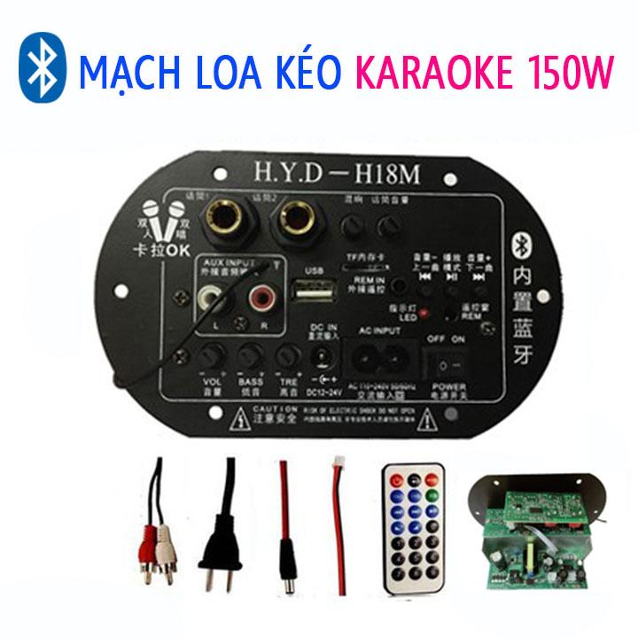 Mạch Loa Karaoke Bluetooth 150W Mạch loa Crown , Loa Kẹo Kéo