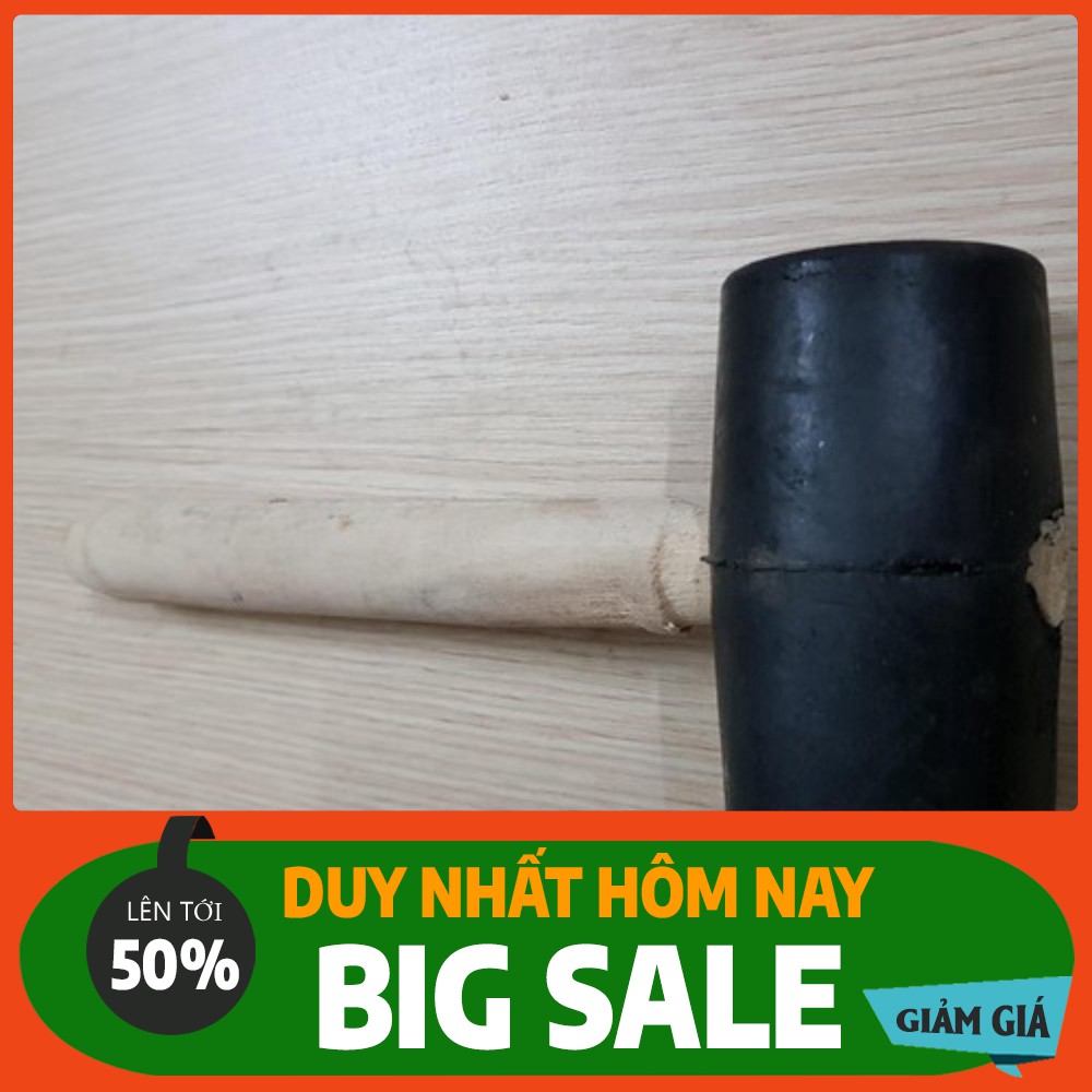 Búa cao su cán gỗ loại to siêu rẻ hàng đẹp