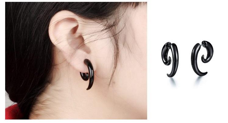 Khuyên Tai Nữ  Sừng Trâu  BULK HORNS  Phong Cách Hàn KTBULKHORNS10