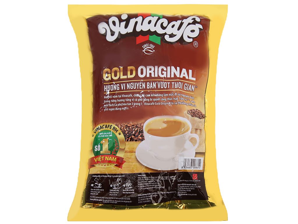 Cà phê sữa hòa tan vinacafe túi 480g - tạp hóa bát muội
