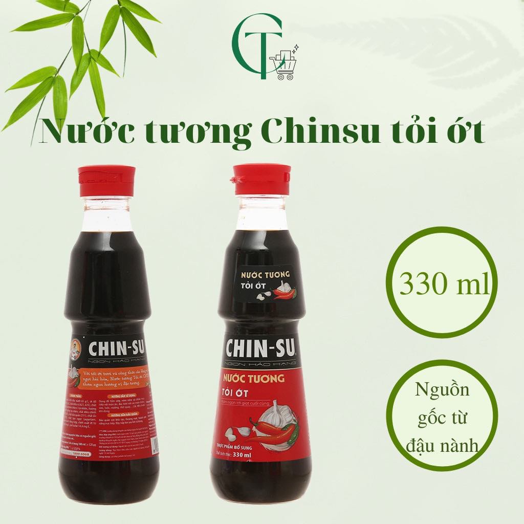 NƯỚC TƯƠNG CHIN SU TỎI ỚT 330GR THƠM NGON ĐẾN GIỌT CUỐI CÙNG