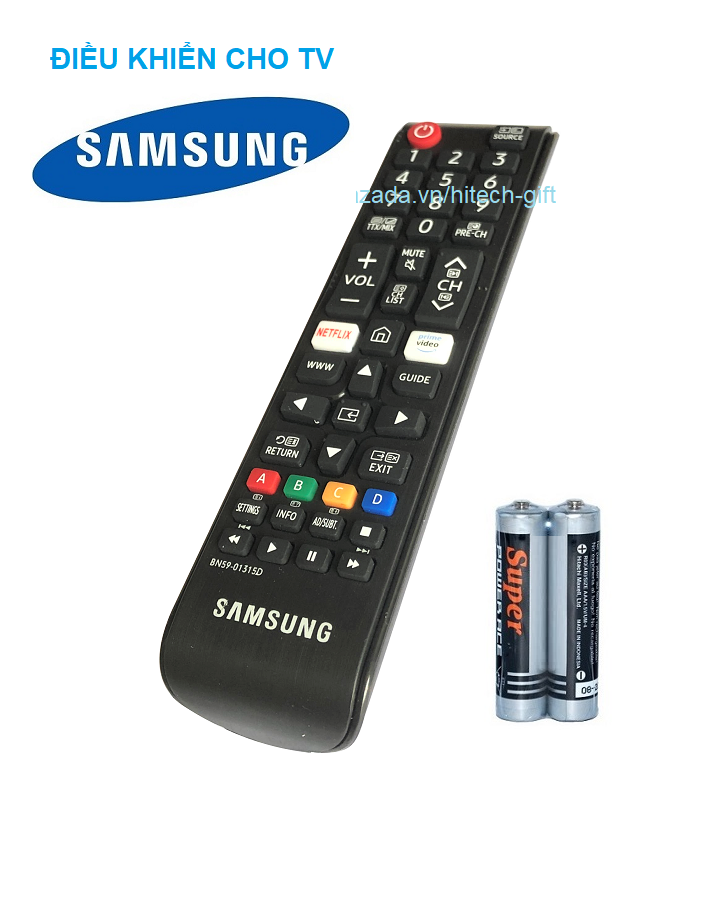 Remote smart tv samsung bn59-01315d điều khiển tivi internet netflix prime video