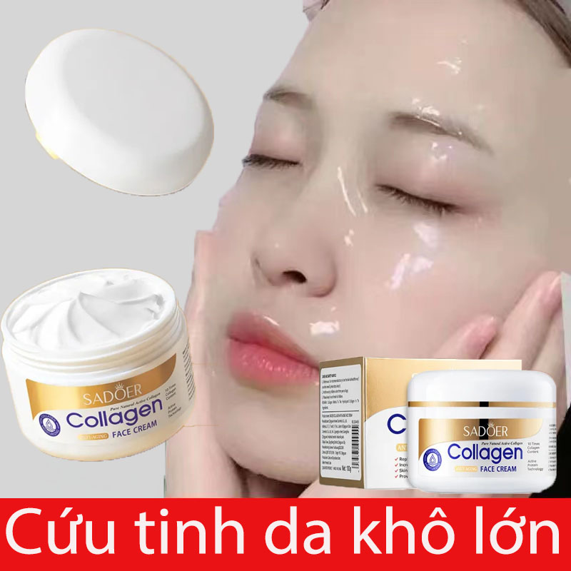  Kem Dưỡng Trắng Da Cấp Ẩm Collagen Sadoer Whitening Cream Kem dưỡng ẩm tối ưu Giúp Da Mặt Mịn Màng Se Khít Lỗ Chân Lông Giữ Ẩm Và Tái Tạo Da Mặt Tươi Trẻ Đầy Sức Sống,Dưỡng ẩm và giữ ẩm cứu làn da khô lớn 
