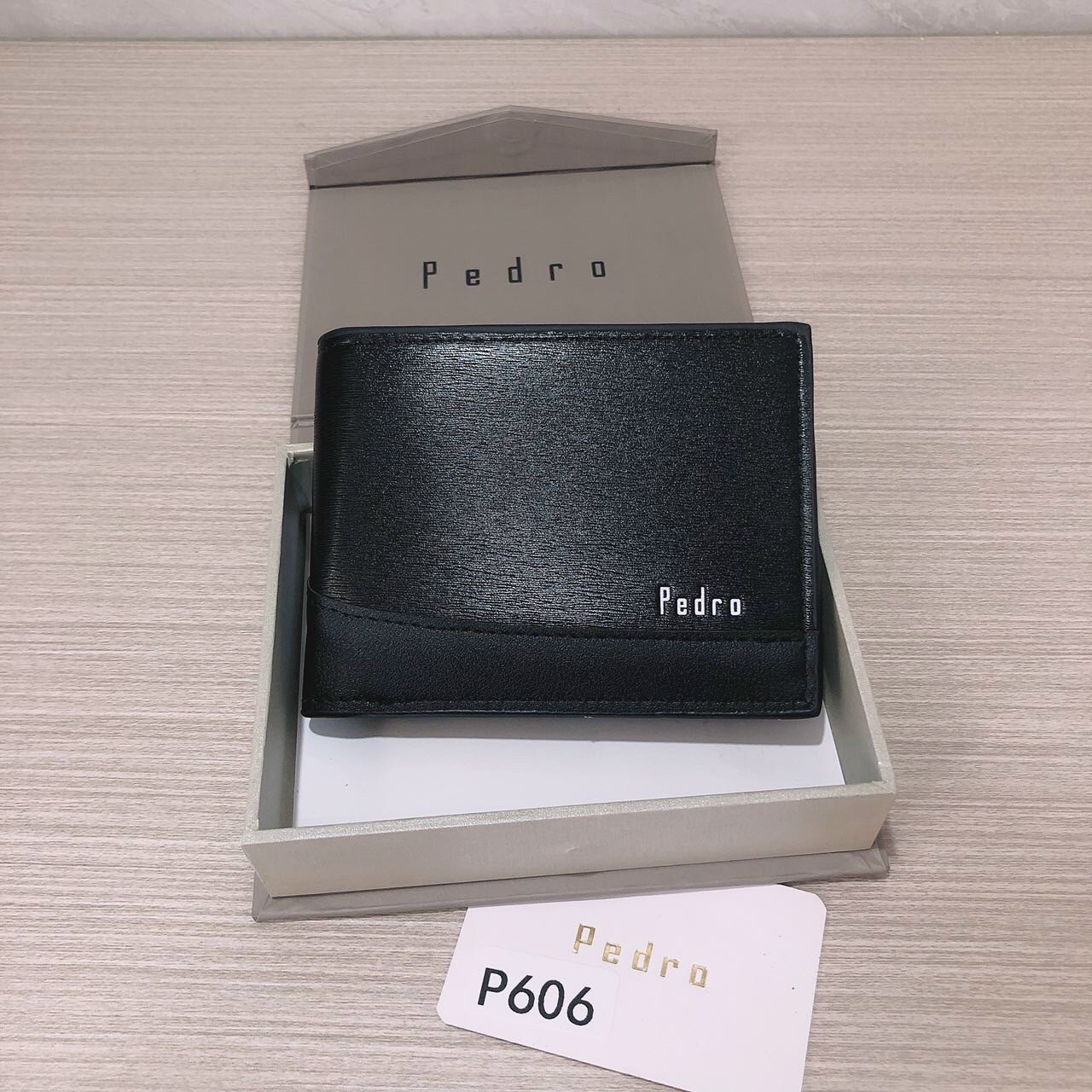Ví bóp nam dáng ngang đựng tiền da pu tiện lợi full box nam châm thẻ cứng m20