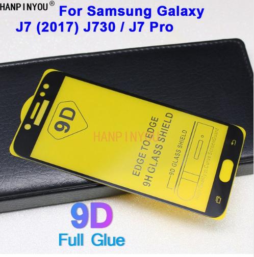 SAMSUNG GALAXY J7 PRO_Kính Cường Lực 9D Full Keo,Full Màn Hình_NEW tặng keo chống hở mép