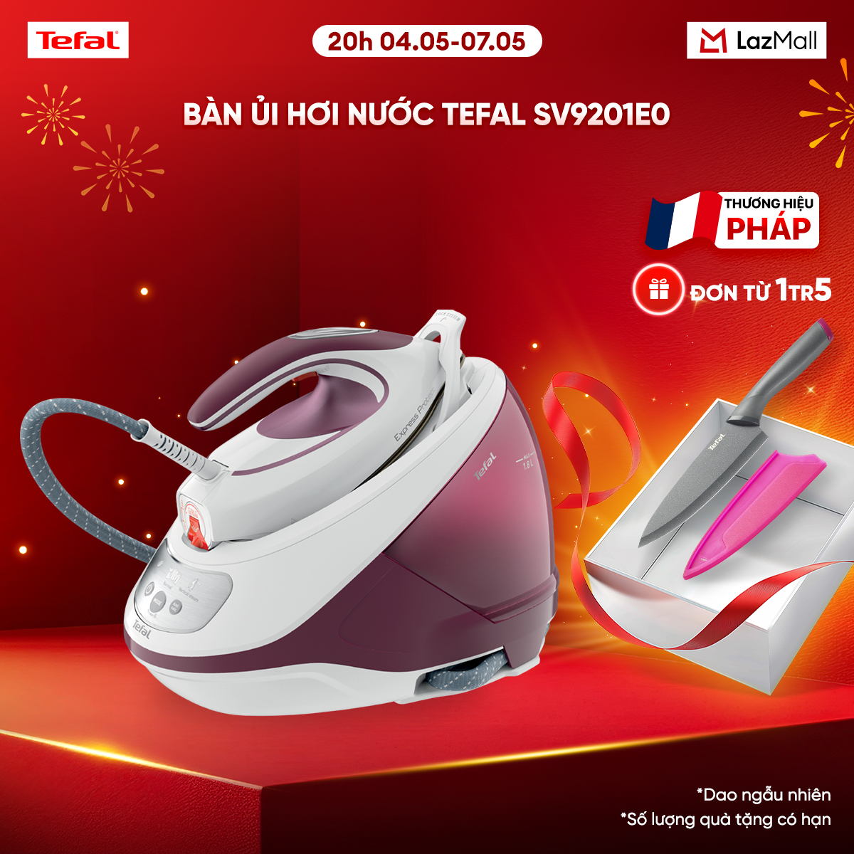 Bàn ủi hơi nước Tefal SV9201E0
