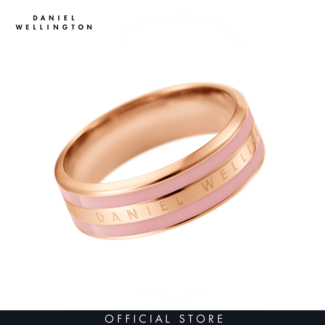 Nhẫn Daniel Wellington màu vàng hồng, hồng - Emalie Ring