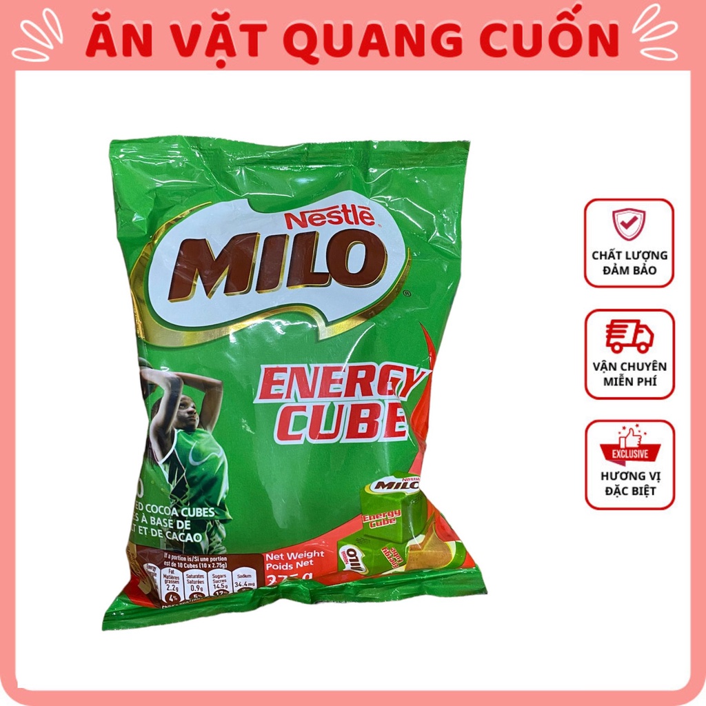Kẹo Milo Energy Cube Thái Lan 100 viên 275g