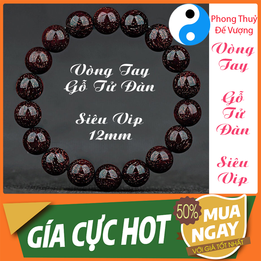 Vòng tay gỗ tử đàn vip ấn độ - vật phẩm phong thủy tăng cường năng lượng giúp thư thái bình an – gia tăng tài lộc may mắn