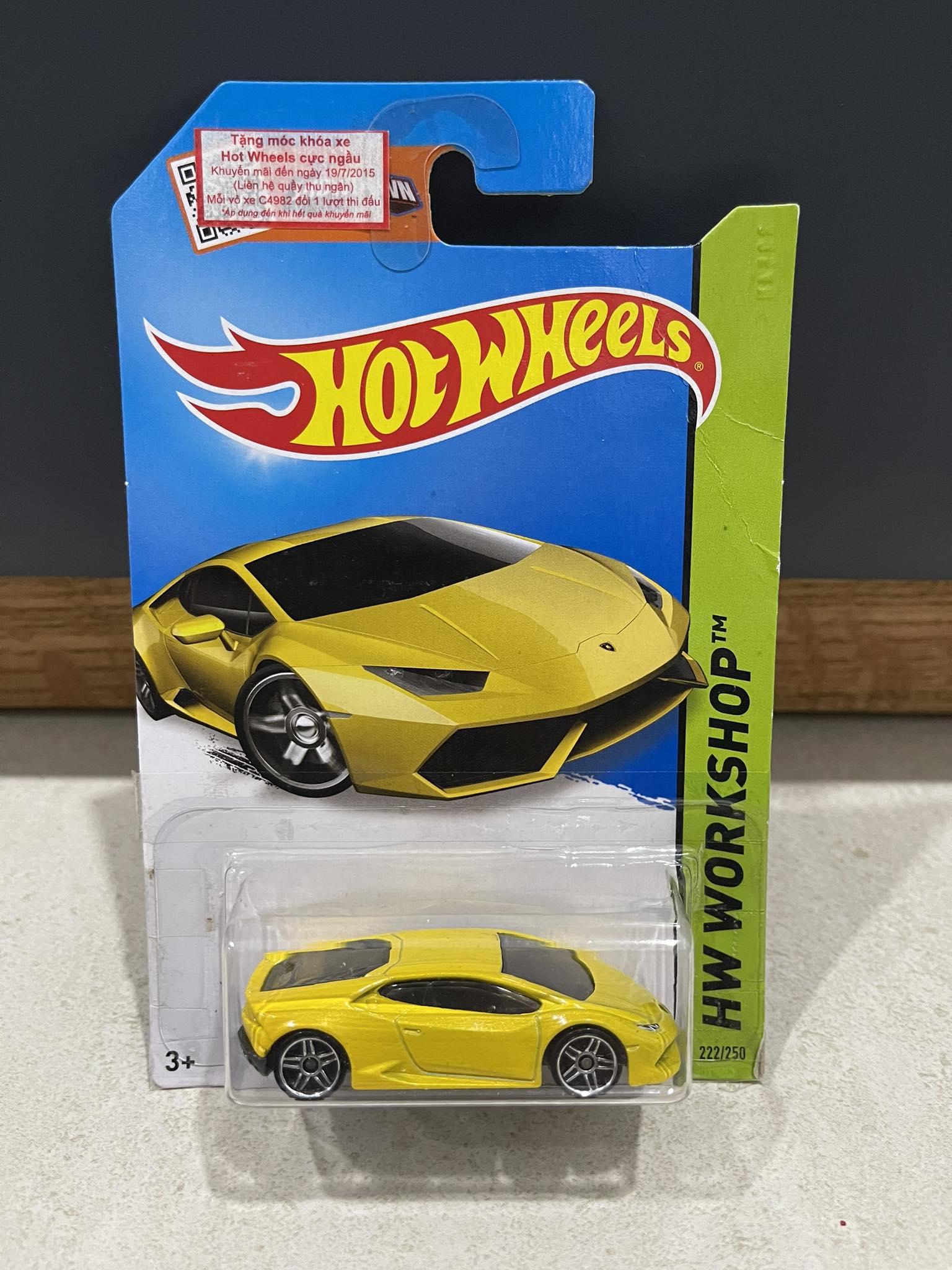 Xe mô hình đồ chơi cơ bản hotwheels 1:64 - lamborghini huracan lp 610-4