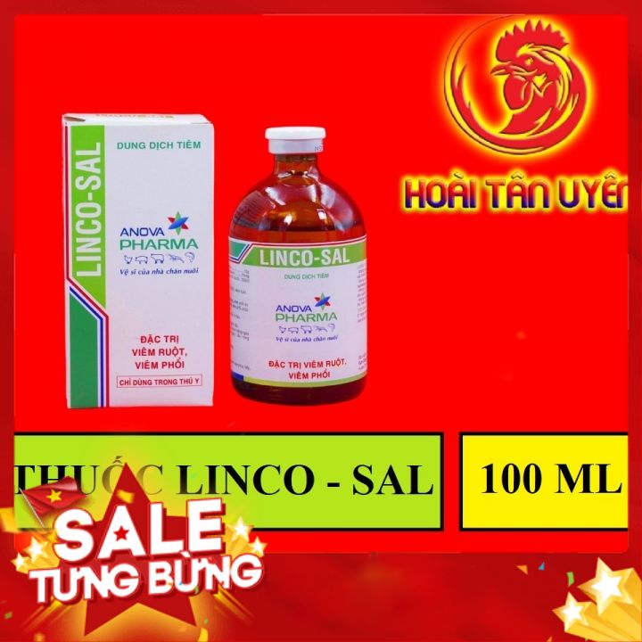 LINCO - SAL khò khè, sỗ mũi dành cho gà đá CHAI 100ML