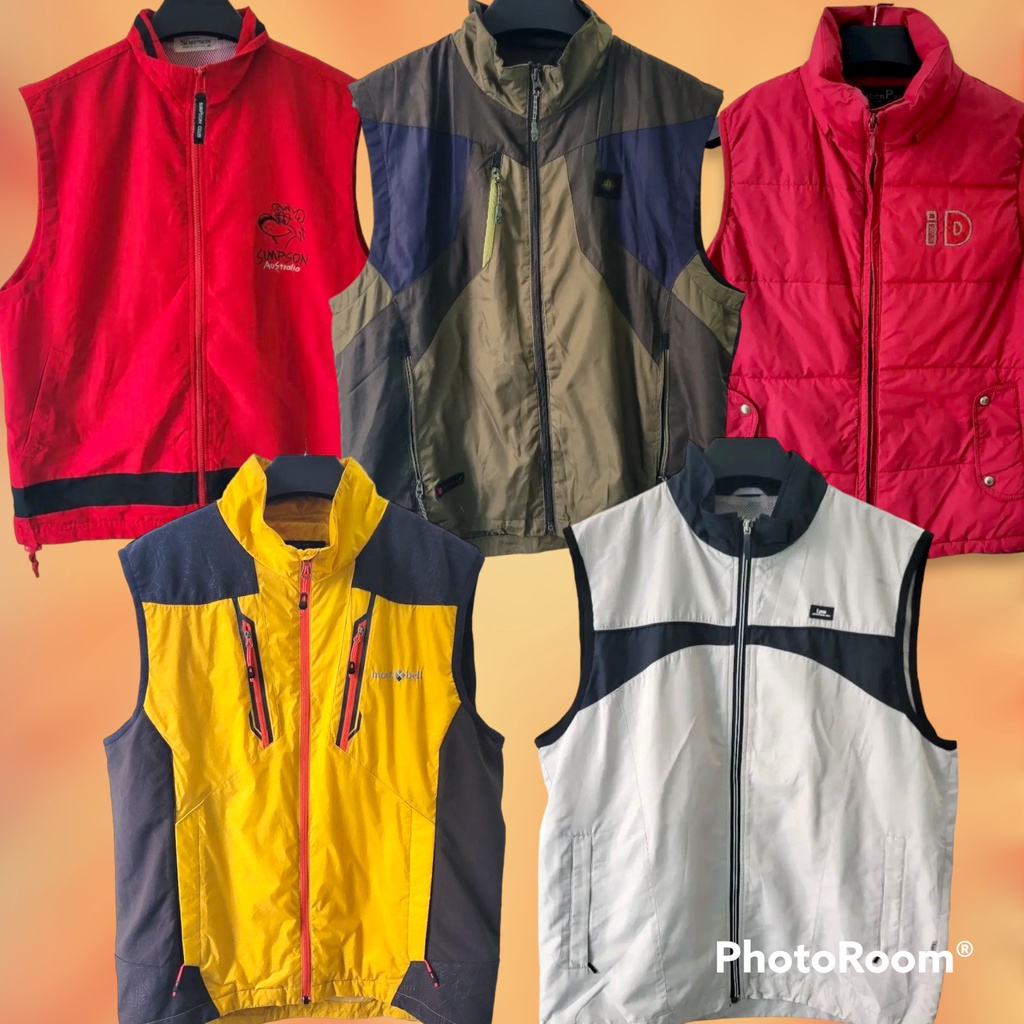 Áo khoác gile 2hand unisex nam nữ vintage secondhand