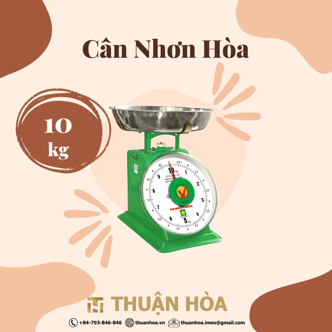 Cân đồng hồ lò xo nhơn hòa 10 kg