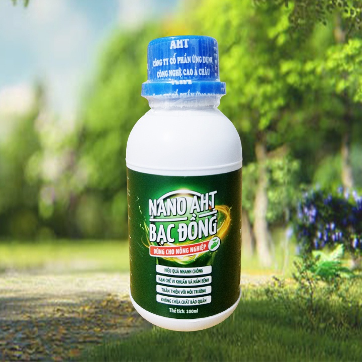 Trừ nấm - vi khuẩn nano bạc đồng -100ml aht