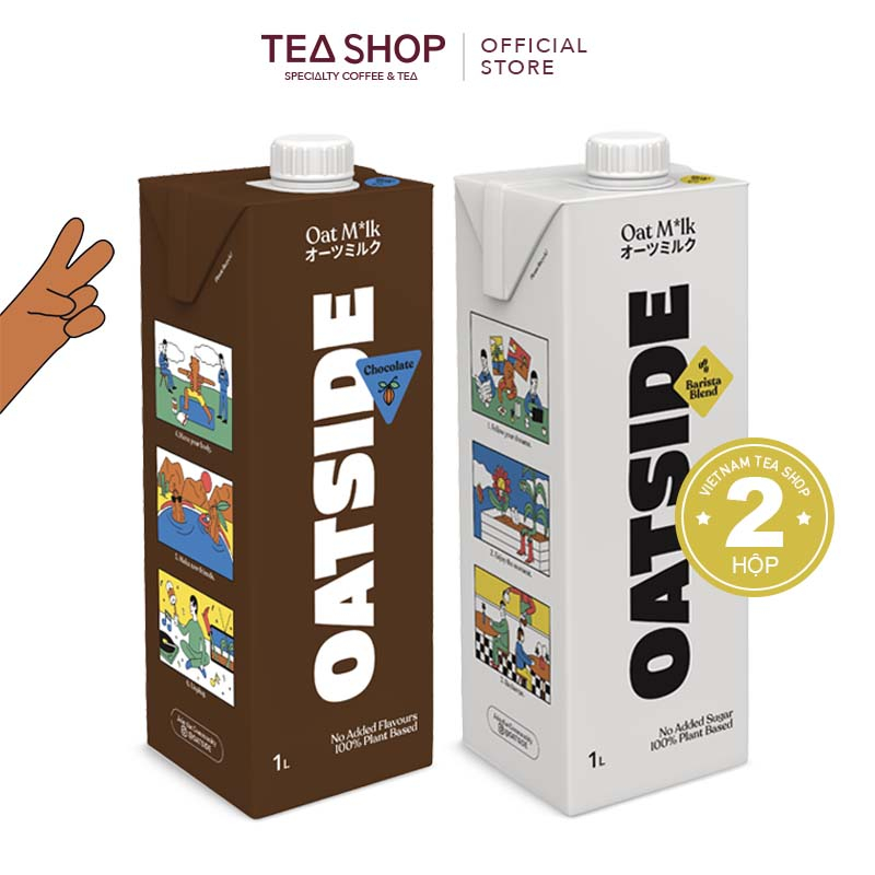 Sữa yến mạch oatside nguyên vị + chocolate