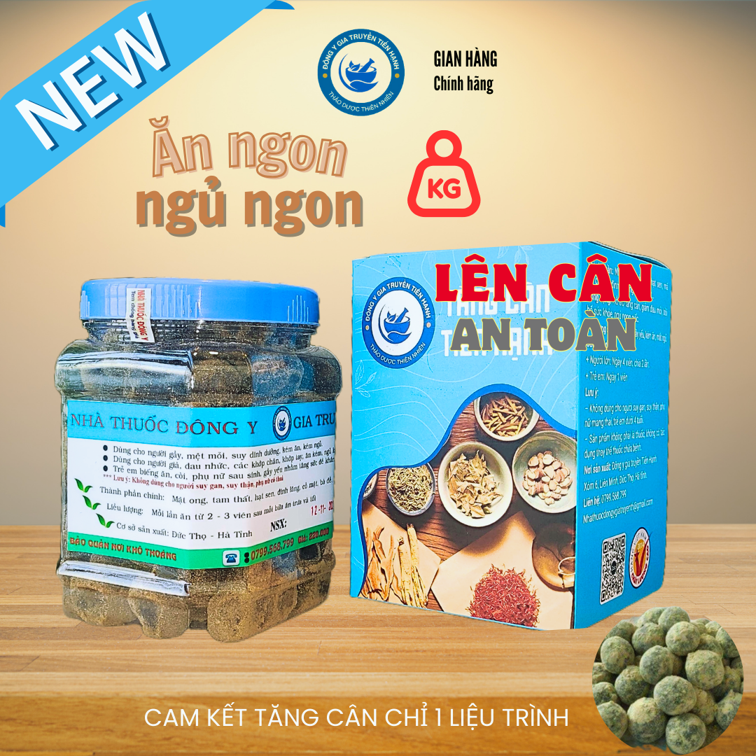 Viên bổ ăn ngon ngủ ngon hỗ trợ tăng cân