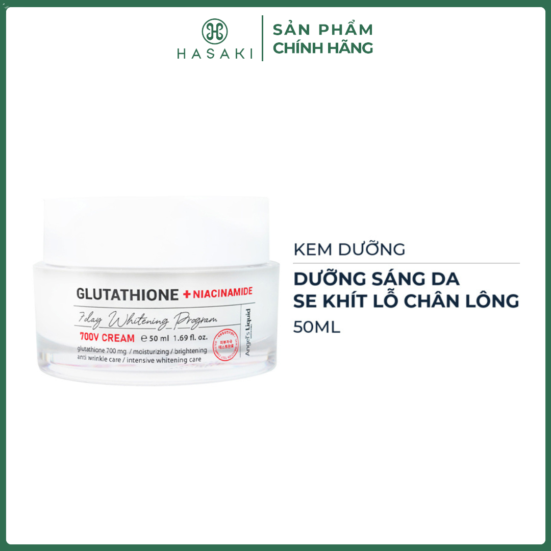 Kem Dưỡng Angel's Liquid Dưỡng Sáng Da, Mờ Thâm Nám 50ml Hasaki Sản Phẩm Chính Hãng