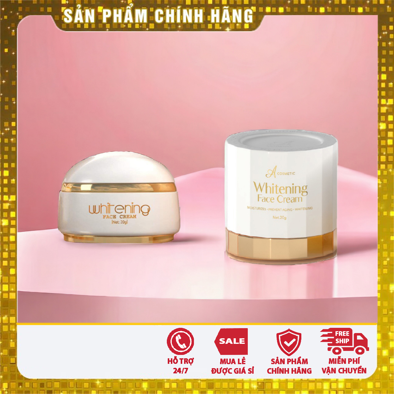 Face pháp 2024 a cosmetic, kem dưỡng trắng da face pháp 2024 hộp 20g