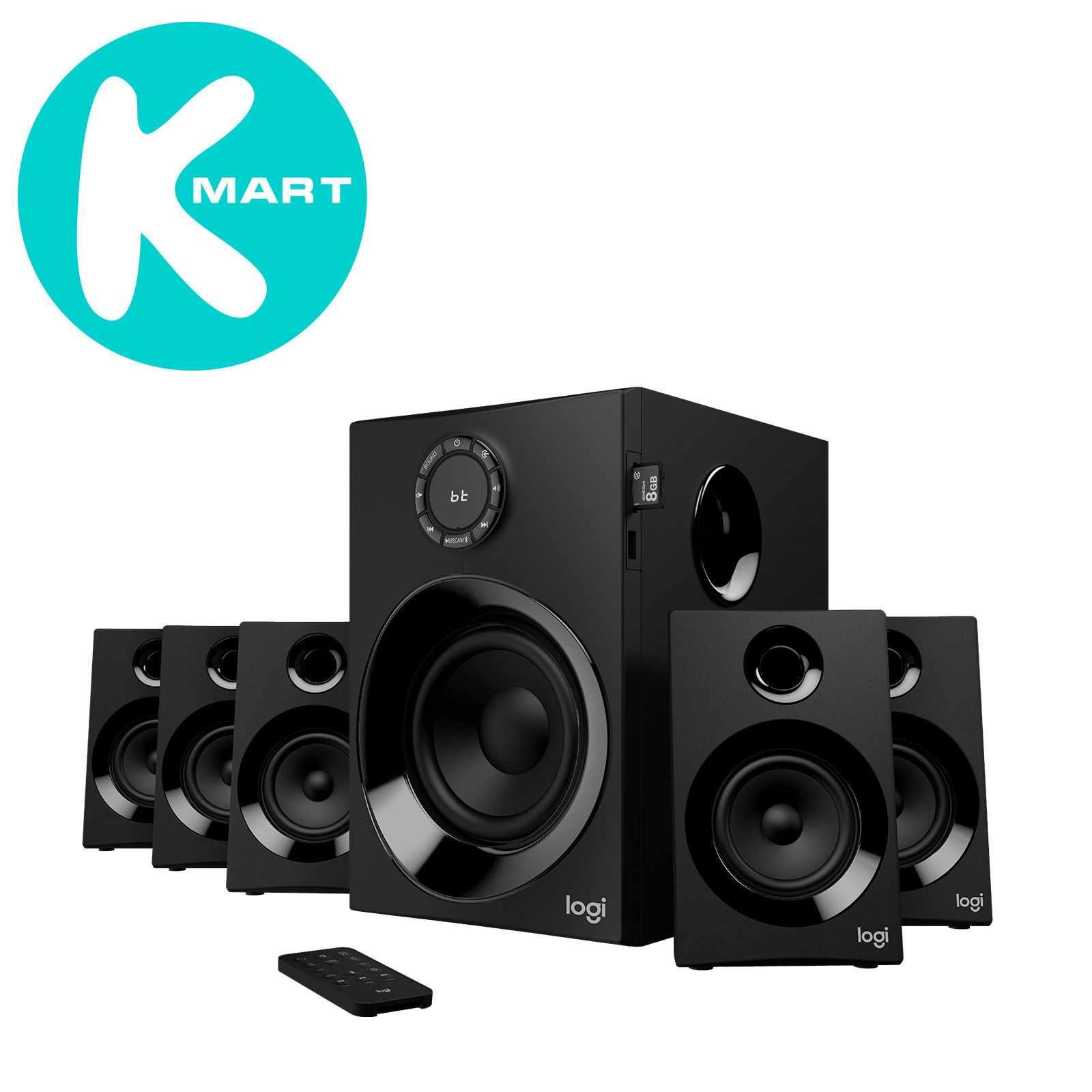 Loa vi tính cao cấp Logitech Z607 5.1 có kết nối Bluetooth - Hàng chính hãng.