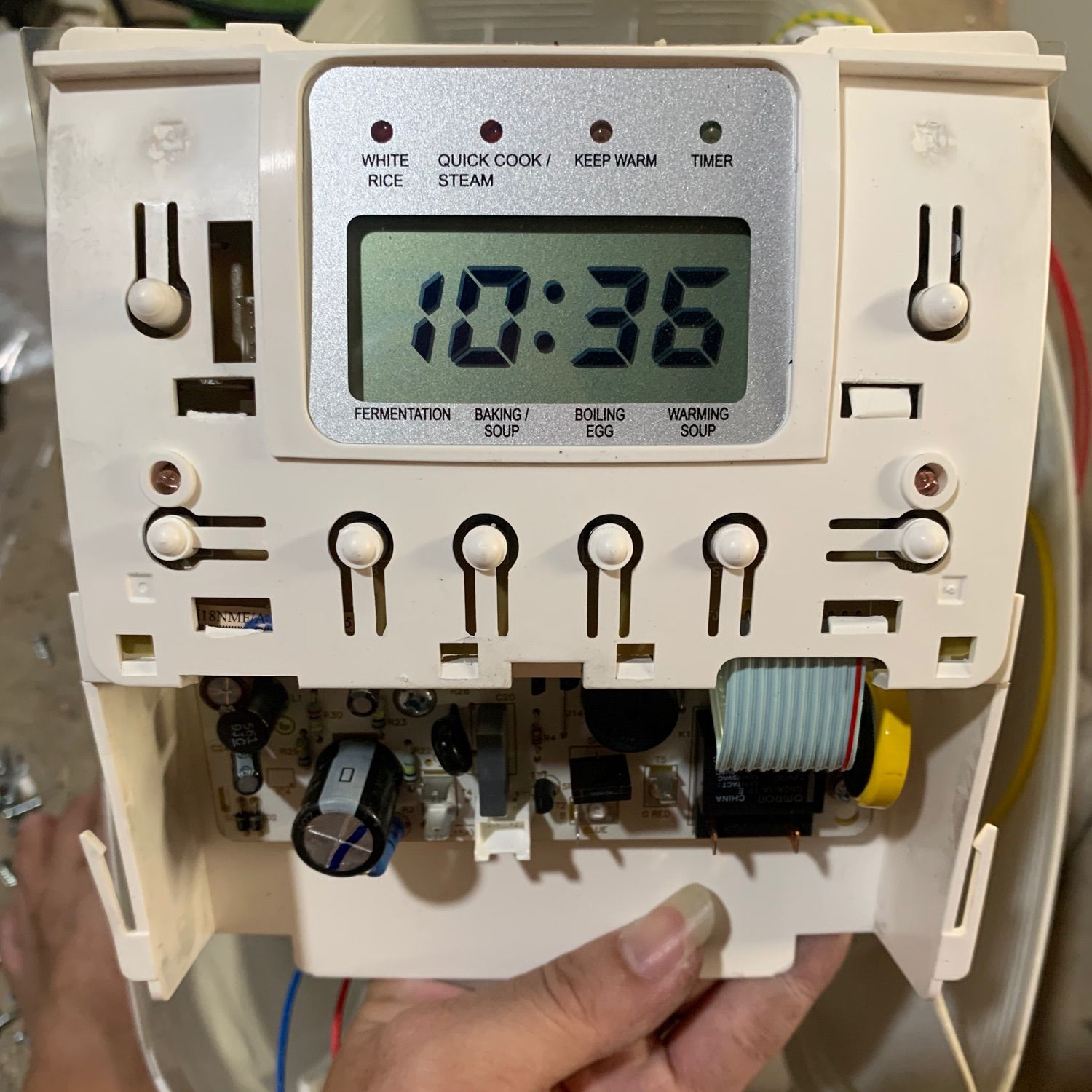 Bo mạch nồi cơm điện tử toshiba 1.8 lít rc-18nmfvn chính hãng 100% - điện gia dụng hưng thịnh