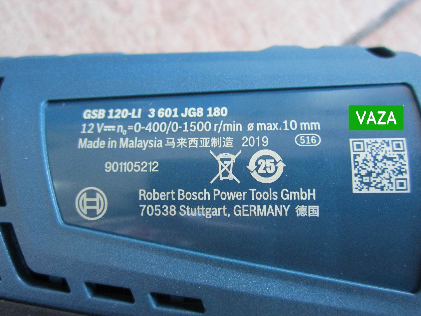 Máy khoan pin bắt vít Bosch GSB 120-LI GEN II